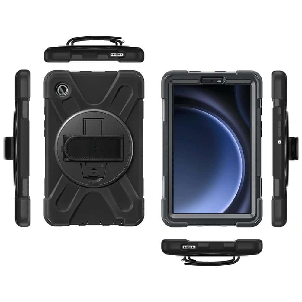 4smarts Rugged Case Grip - θήκη για Samsung Galaxy Tab A9 - Μαύρο - Image 3