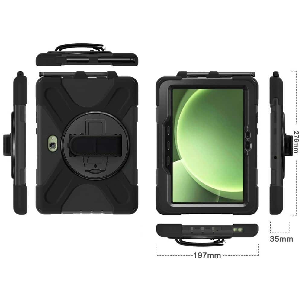4smarts Rugged Case Grip - θήκη για Samsung Galaxy Tab Active Pro / Active4 Active5 - Μαύρο - Image 3