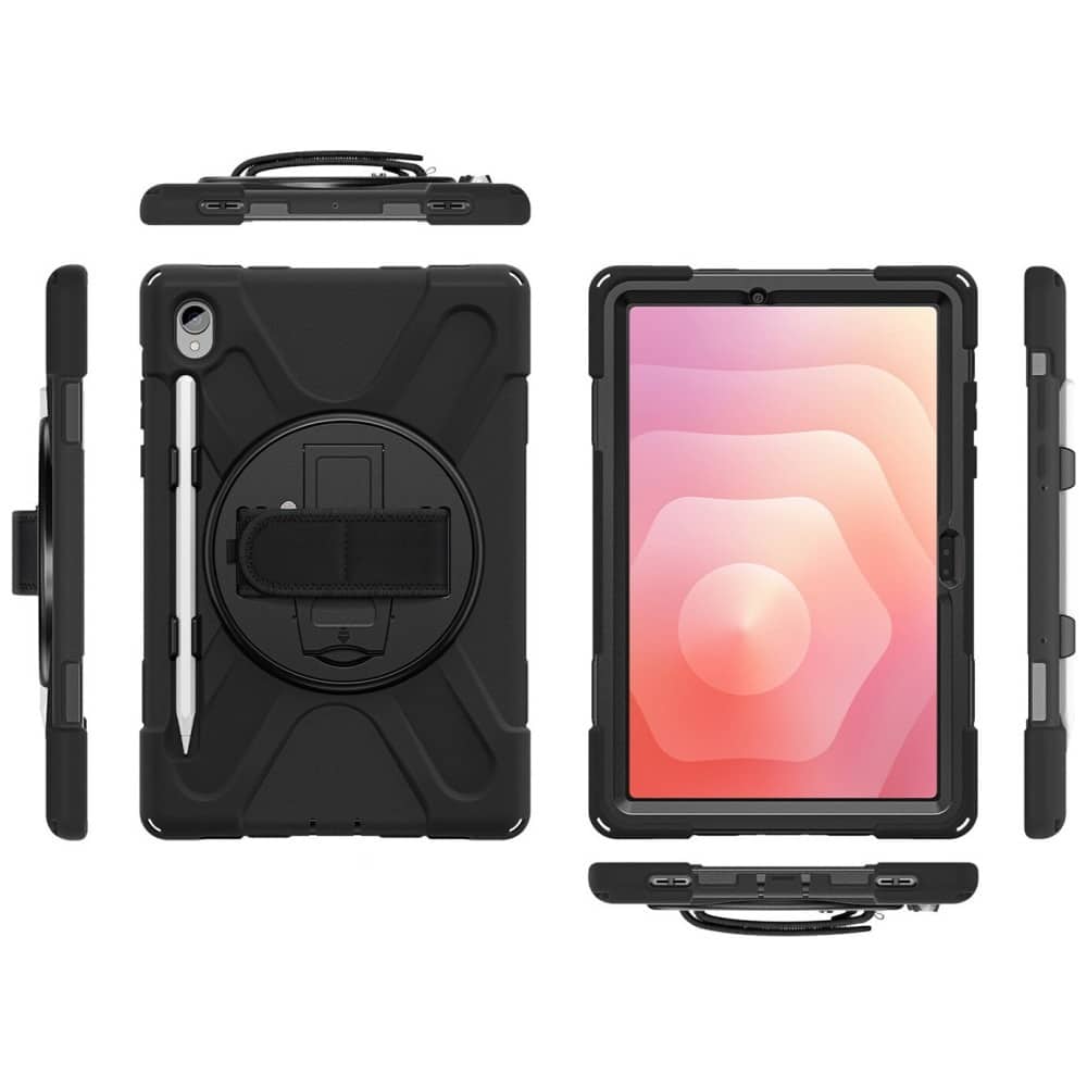 4smarts Rugged Case Grip - θήκη για Samsung Galaxy Tab S11 - Μαύρο - Image 2