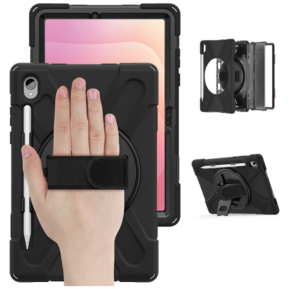 4smarts Rugged Case Grip - θήκη για Samsung Galaxy Tab S11 - Μαύρο - Image 3