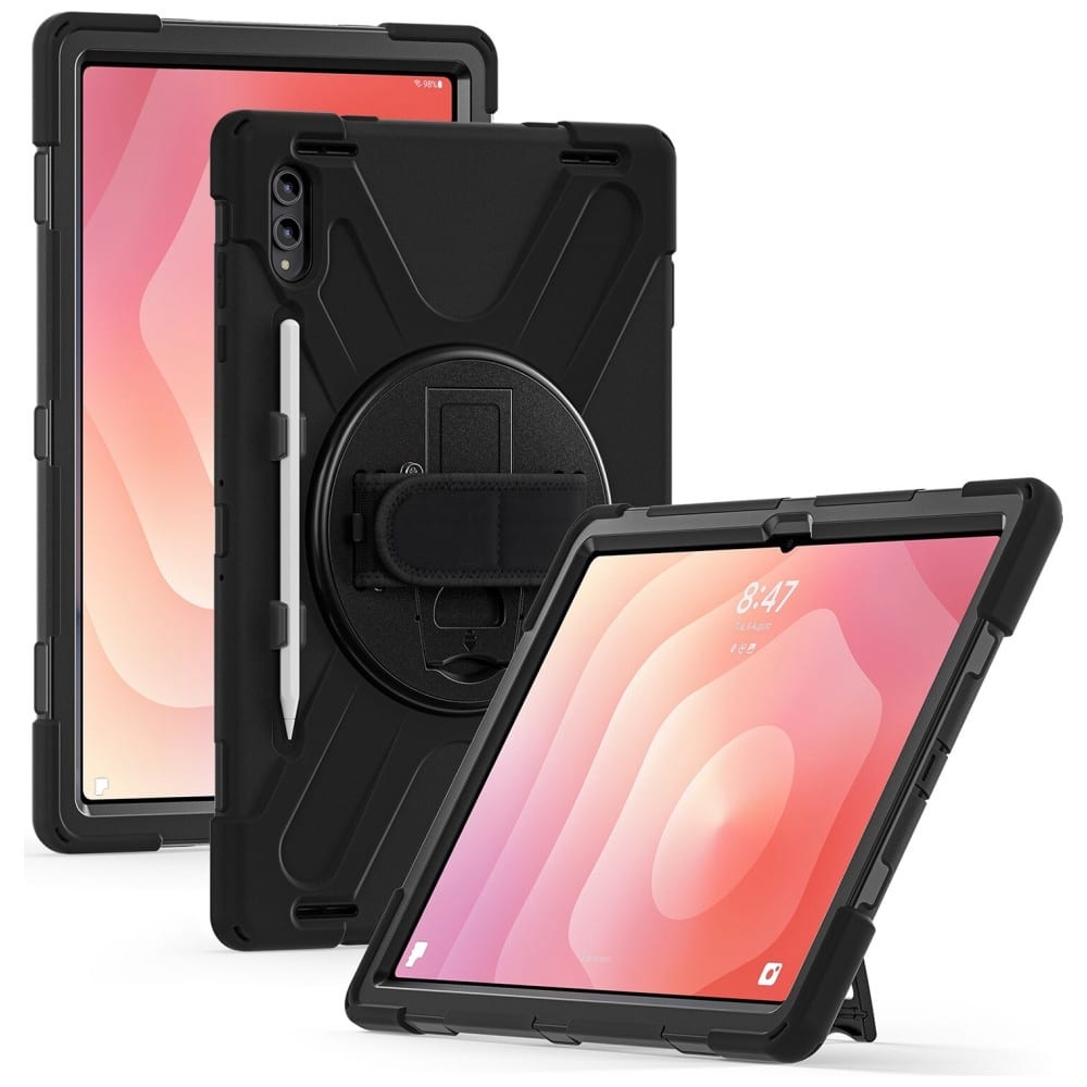 4smarts Rugged Grip - θήκη για Samsung Galaxy Tab S11 Ultra - Μαύρο - Image 4