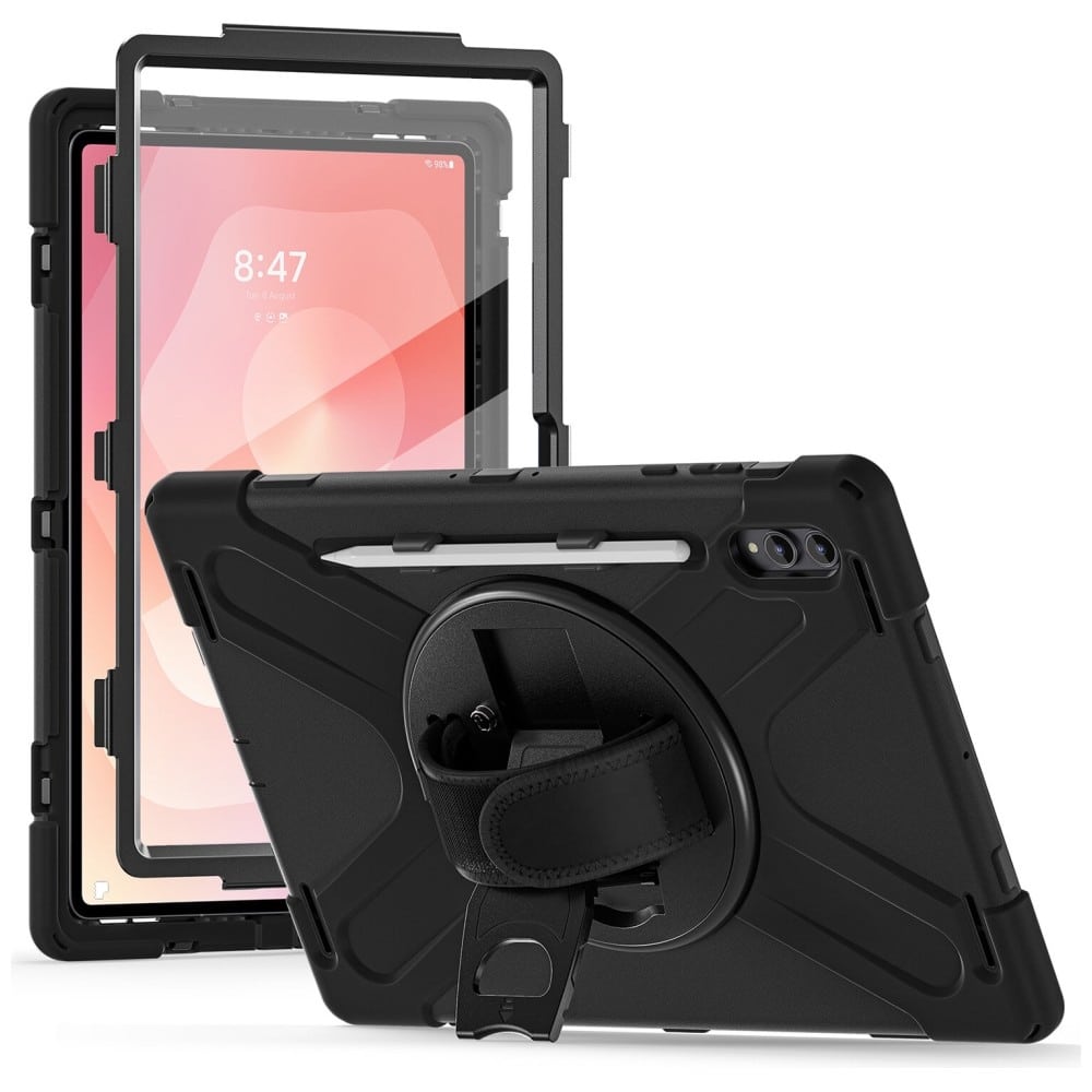 4smarts Rugged Grip - θήκη για Samsung Galaxy Tab S11 Ultra - Μαύρο - Image 6