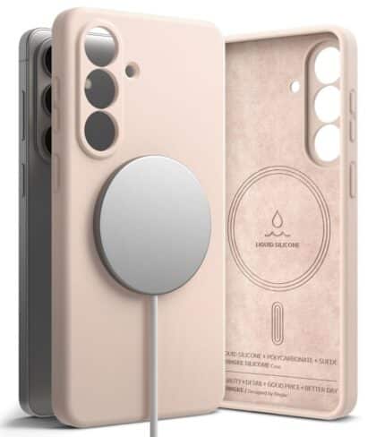 Ringke Silicone Magnetic - θήκη για Samsung Galaxy S26+ - Ροζ