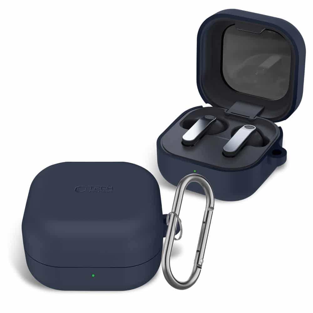 Γάντζος σιλικόνης TECH-PROTECT SAMSUNG GALAXY BUDS 4 / 4 PRO ΜΠΛΕ ΝΑΥΤΙΚΟ - Image 3