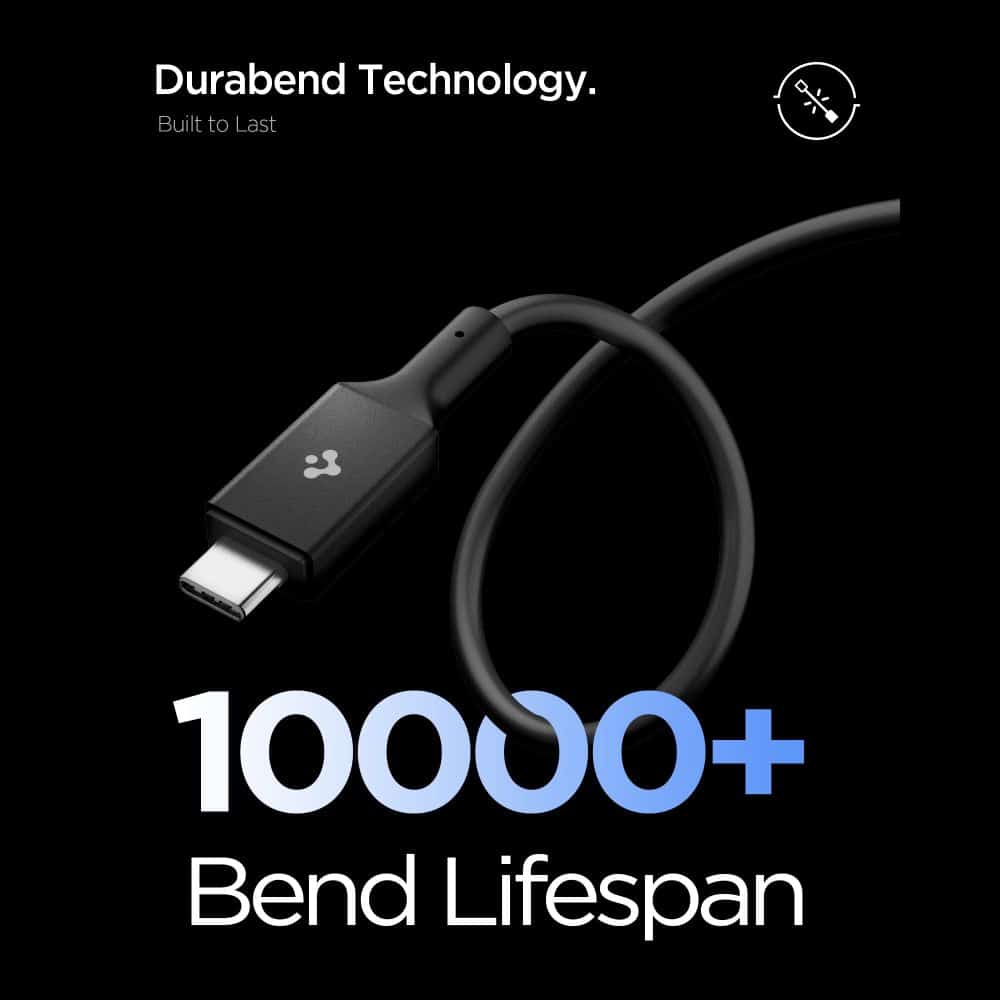 SPIGEN EB24012CC ΚΑΛΩΔΙΟ ΤΥΠΟΥ-C 240W 120CM ΜΑΥΡΟ - Image 5