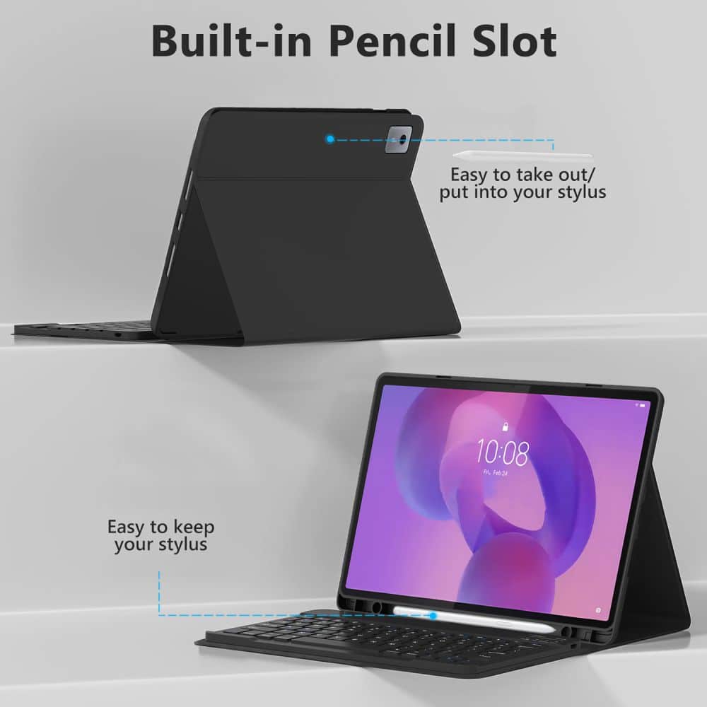 TECH-PROTECT SC PEN - θήκη για Lenovo Idea Tab Plus - Μαύρο - Image 4