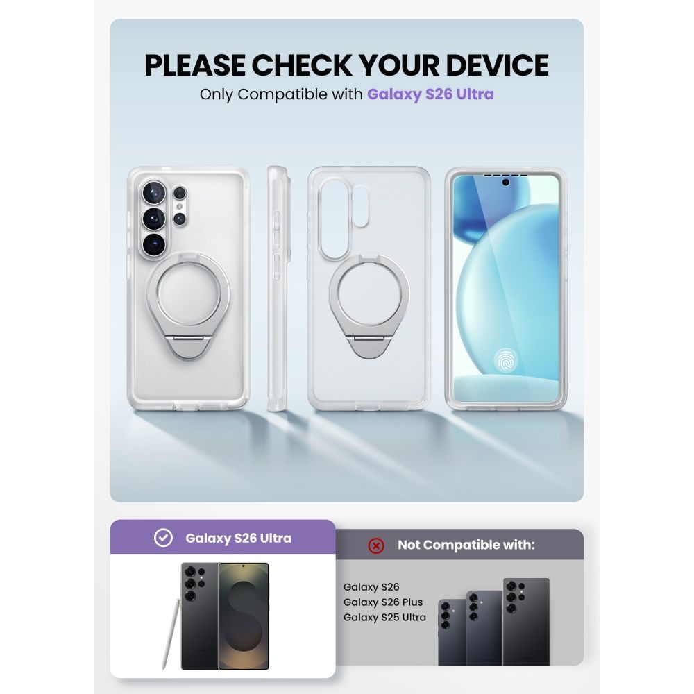 Supcase COSMO - θήκη για Samsung Galaxy S26 Ultra - Διάφανο - Image 4
