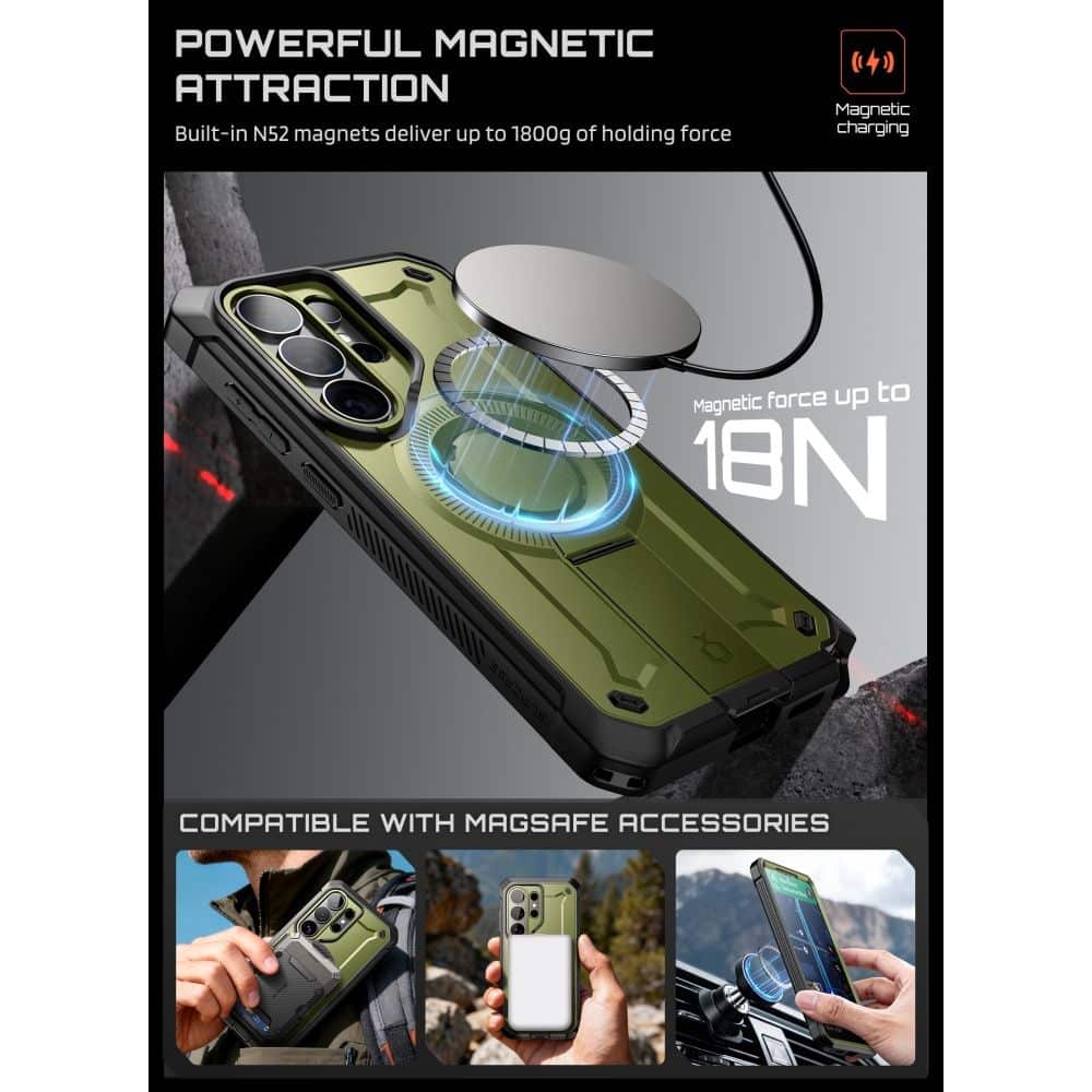 Supcase UNICORN BEETLE PRO - θήκη για Samsung Galaxy S26 Ultra - Πράσινο - Image 4