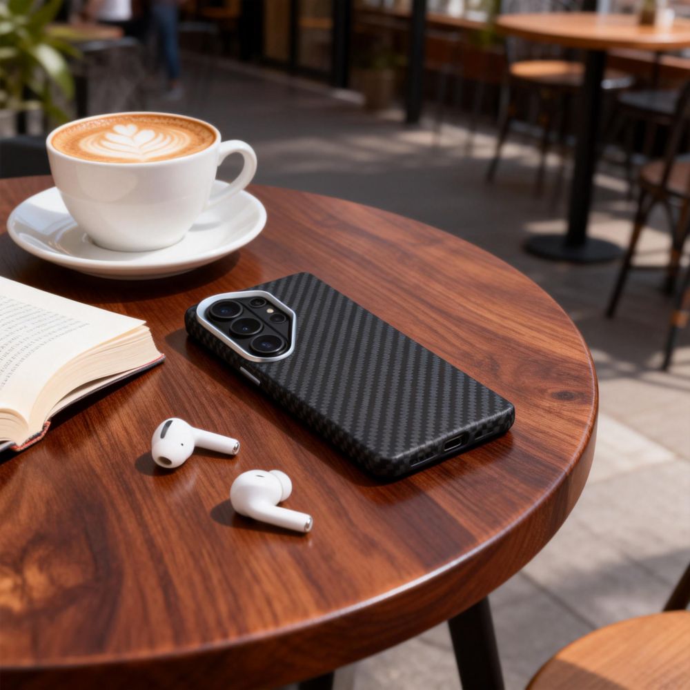 TECH-PROTECT ION CARBON - θήκη για Samsung Galaxy S26 Ultra - Μαύρο - Image 5