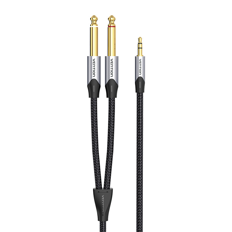 Καλώδιο ήχου mini jack 3.5mm σε 2x jack 6.35mm αρσενικό Vention BARHK 8m - Image 2