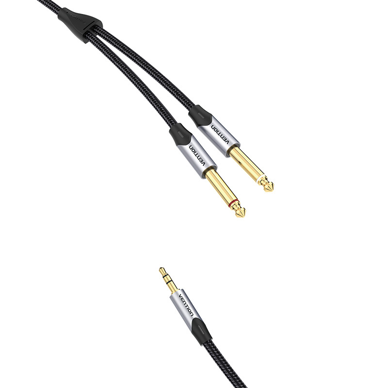 Καλώδιο ήχου mini jack 3.5mm σε 2x jack 6.35mm αρσενικό Vention BARHK 8m - Image 4