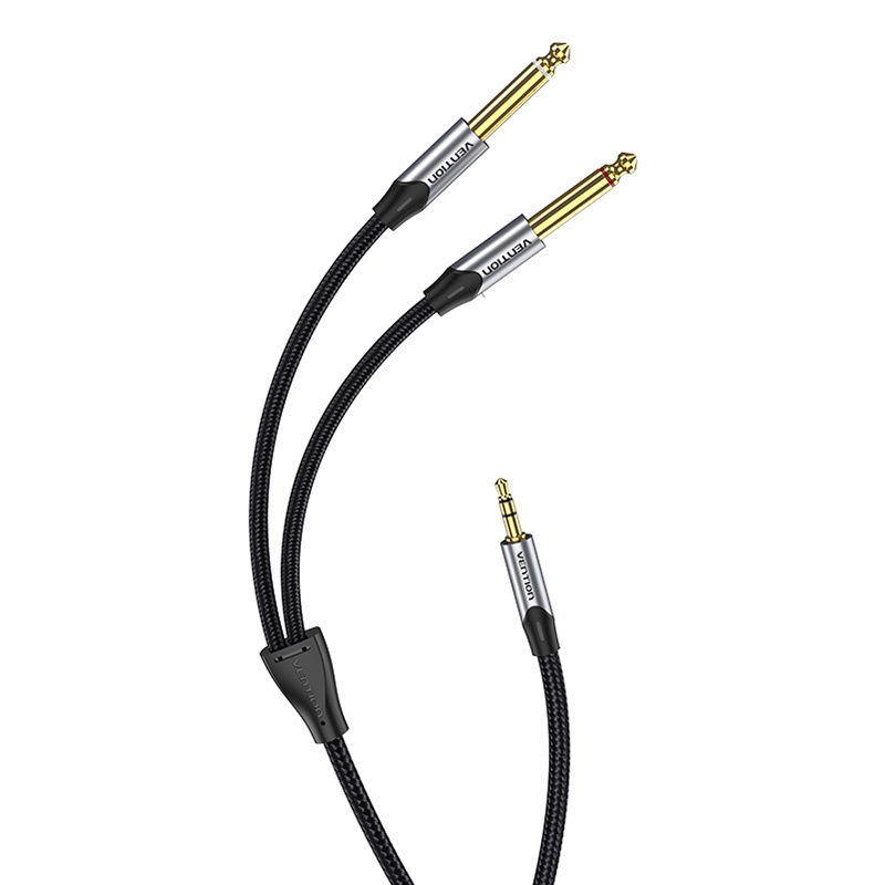 Καλώδιο ήχου mini jack 3.5mm σε 2x jack 6.35mm αρσενικό Vention BARHK 8m - Image 5