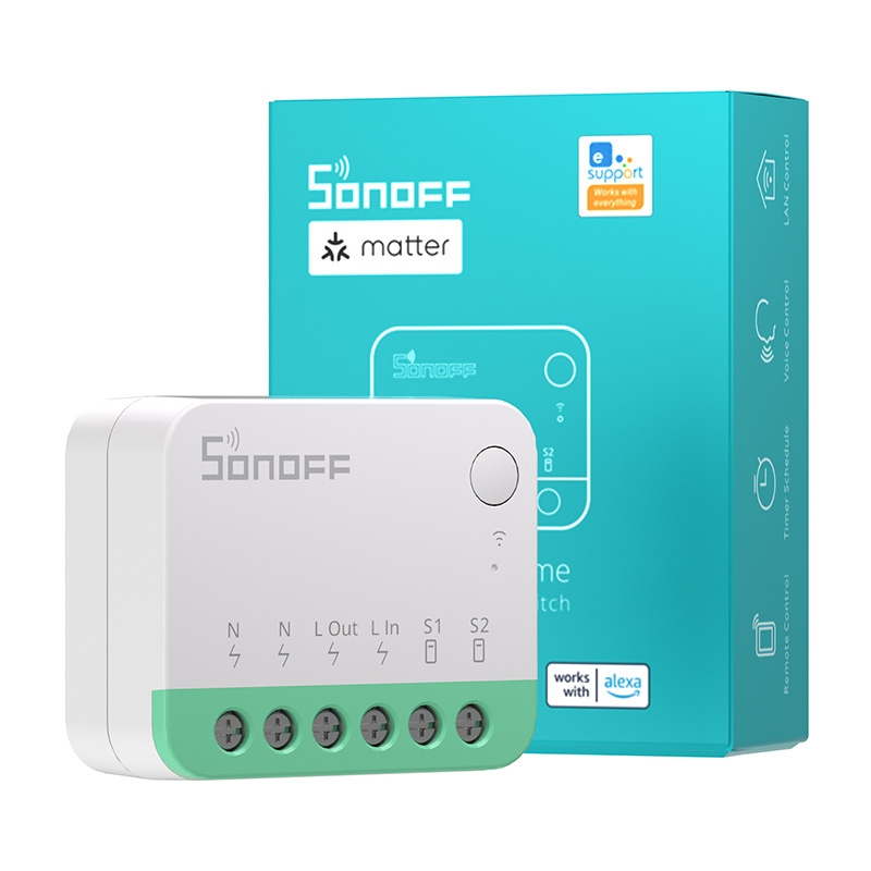 Sonoff MINIR4M Matter έξυπνος μίνι διακόπτης WiFi (HomeKit, SmartThings, Home Assistant). - Image 4