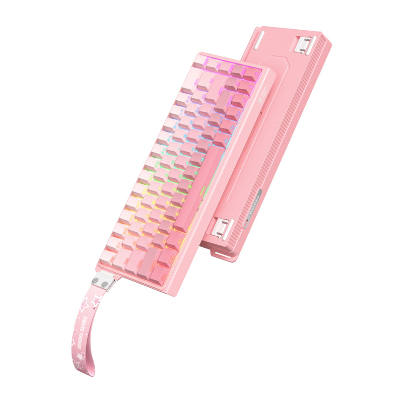 Πληκτρολόγιο ONIKUMA G69 (ροζ) (QWERTY) - Image 2
