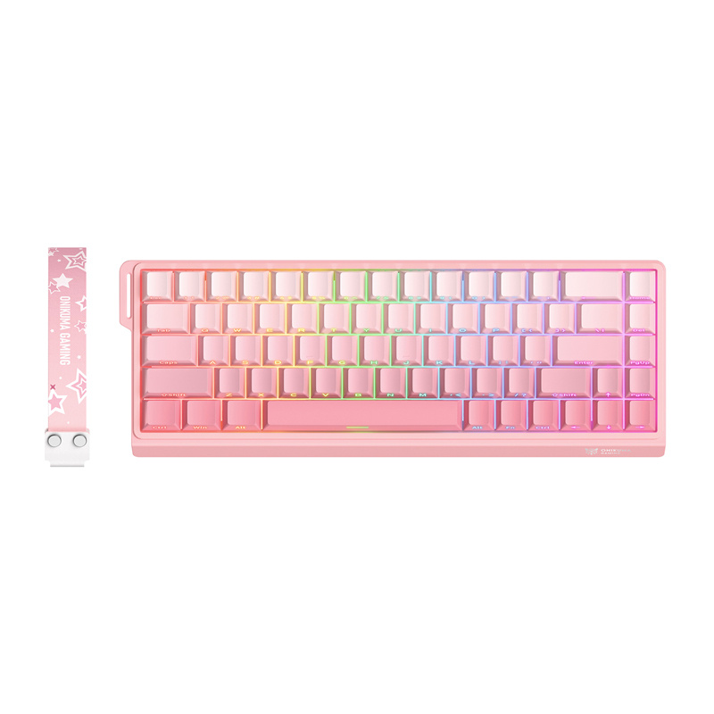 Πληκτρολόγιο ONIKUMA G69 (ροζ) (QWERTY) - Image 5