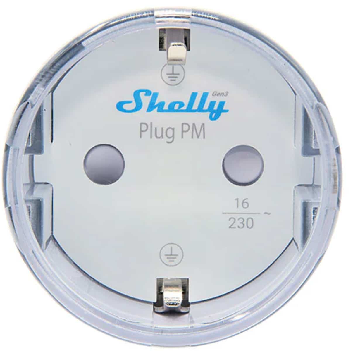 Shelly Plug PM Gen3 Matter 13A έξυπνη πρίζα, λευκή - Image 2