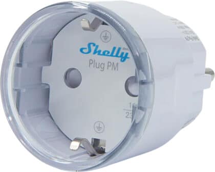 Shelly Plug PM Gen3 Matter 13A έξυπνη πρίζα, λευκή