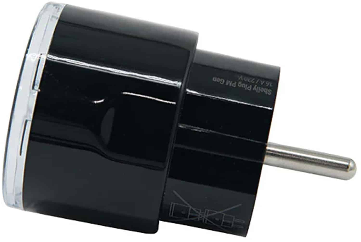 Shelly Plug PM Gen3 Matter 13A έξυπνη πρίζα, μαύρη - Image 3