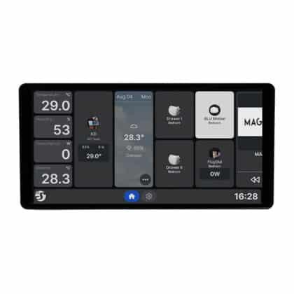 6,95" Shelly Wall Display X2i WiFi/BLU πίνακας ελέγχου (ασημί)