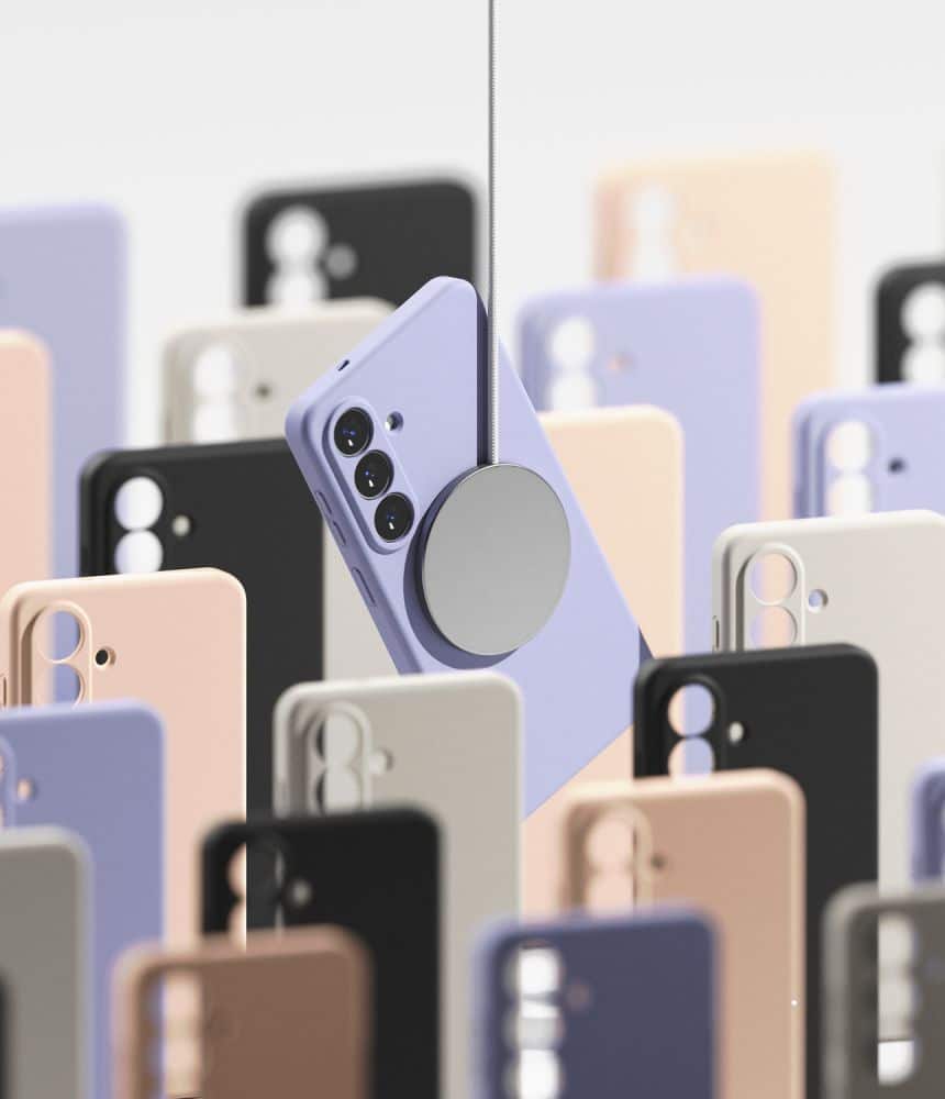 Ringke SILICONE MAGNETIC MAGSAFE - θήκη για Samsung Galaxy S26 - Λευκό - Image 7