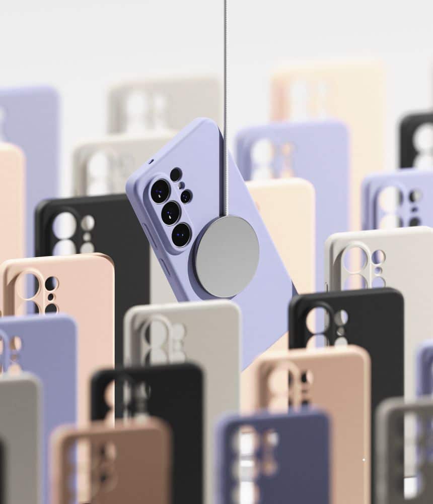 Ringke Silicone Magnetic - θήκη για Samsung Galaxy S26 Ultra - Μωβ - Image 8