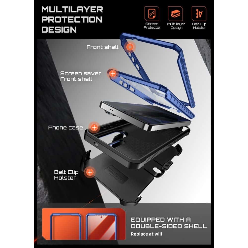 Supcase UNICORN BEETLE PRO - θήκη για Samsung Galaxy S26 Ultra - Μπλε - Image 5