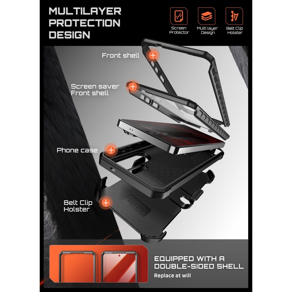 Supcase UNICORN BEETLE PRO - θήκη για Samsung Galaxy S26 Ultra - Μαύρο - Image 5