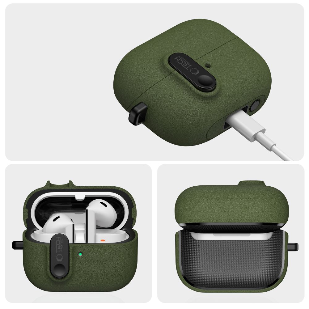 TECH-PROTECT SLIM HOOK SAMSUNG GALAXY BUDS 3 / 3 FE / 3 PRO ΛΑΔΙ ΠΡΑΣΙΝΟ - Image 3
