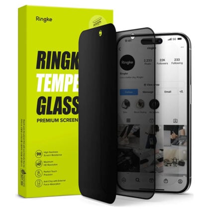 Ringke - Σκληρυμένο γυαλί - iPhone 15 Pro Max - Απόρρητο