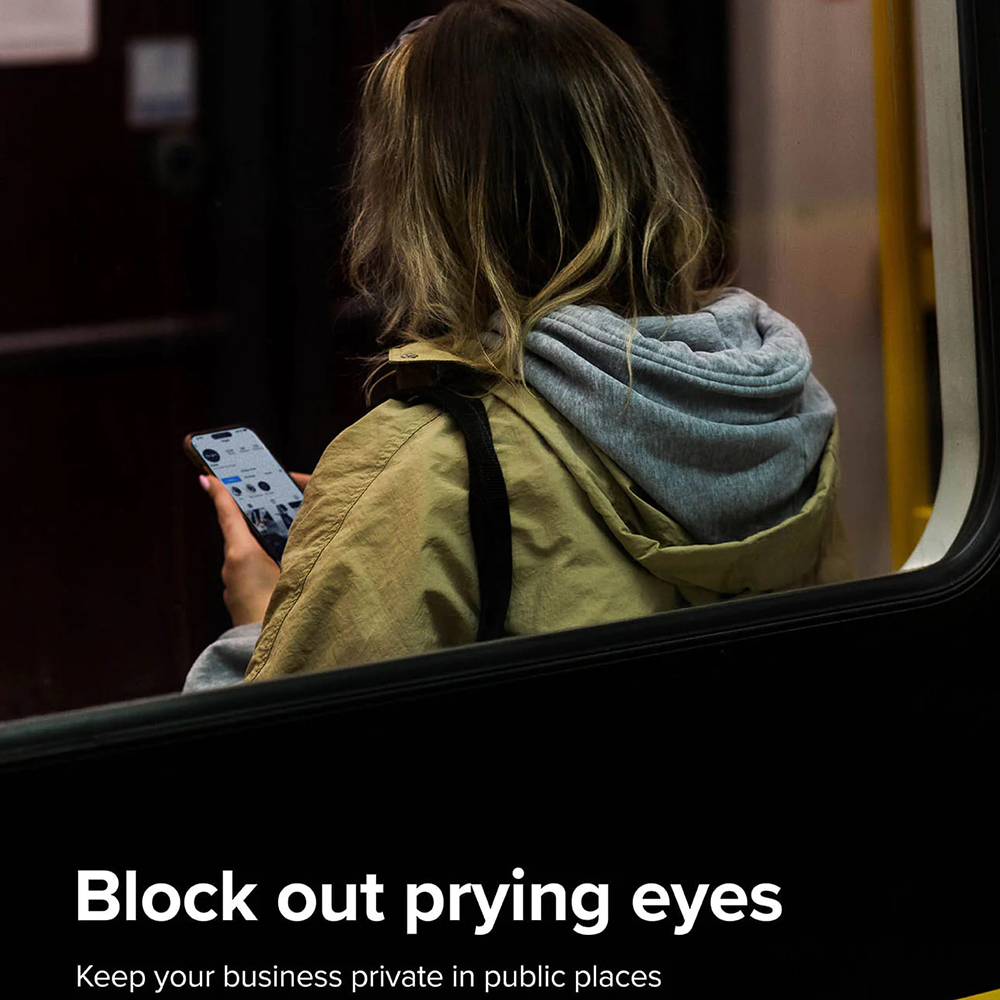 Ringke - Σκληρυμένο γυαλί - iPhone 15 Pro Max - Απόρρητο - Image 4