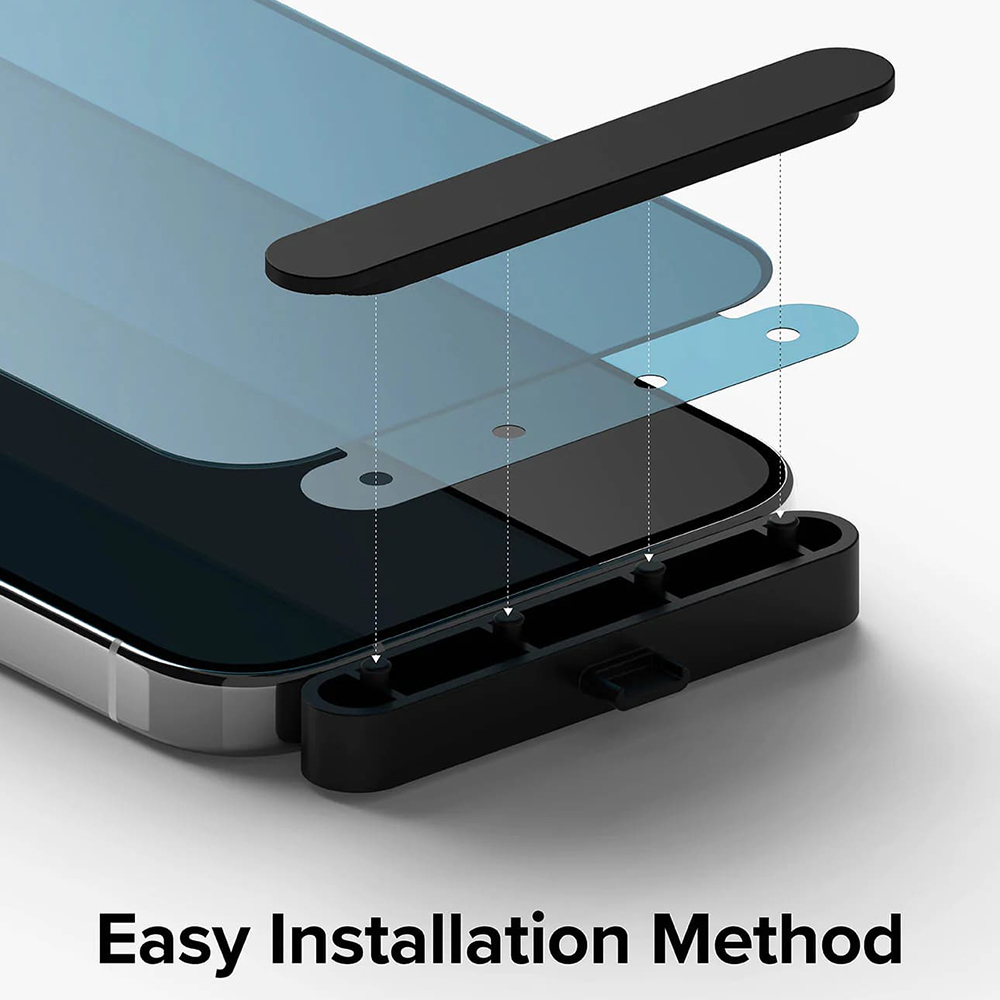 Ringke - Σκληρυμένο γυαλί - iPhone 15 Pro Max - Απόρρητο - Image 7