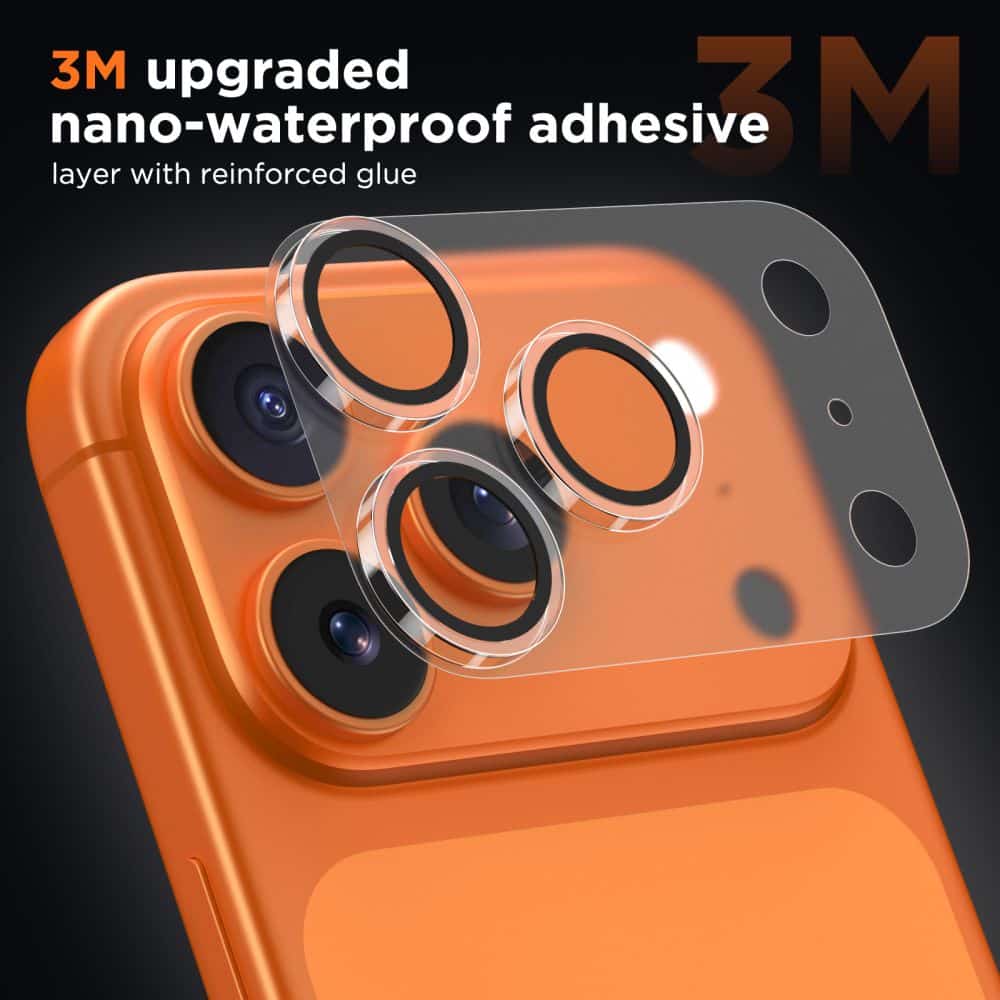 Προστατευτική Κάμερα TECH-PROTECT FIT+ για iPhone 17 Pro, Ματ, Διαφανής - Image 4