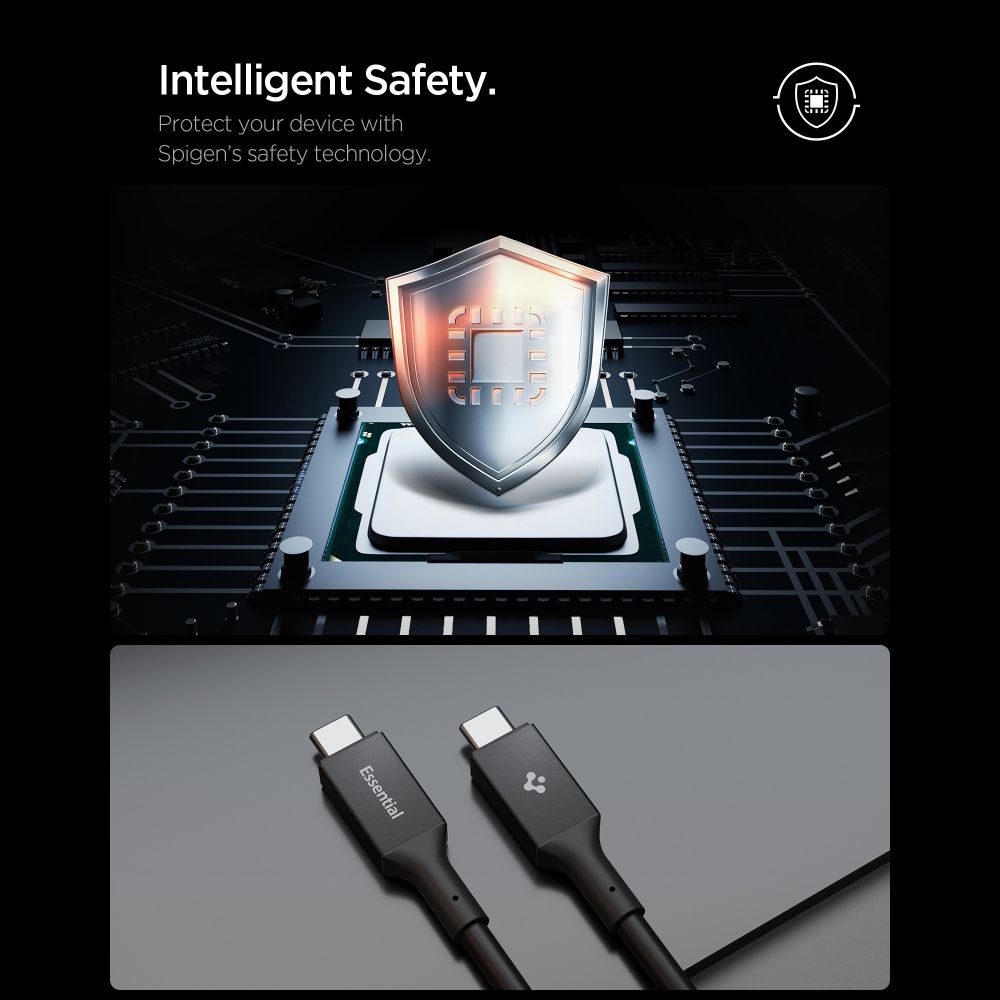 SPIGEN EB24012CC ΚΑΛΩΔΙΟ ΤΥΠΟΥ-C 240W 120CM ΜΑΥΡΟ - Image 7