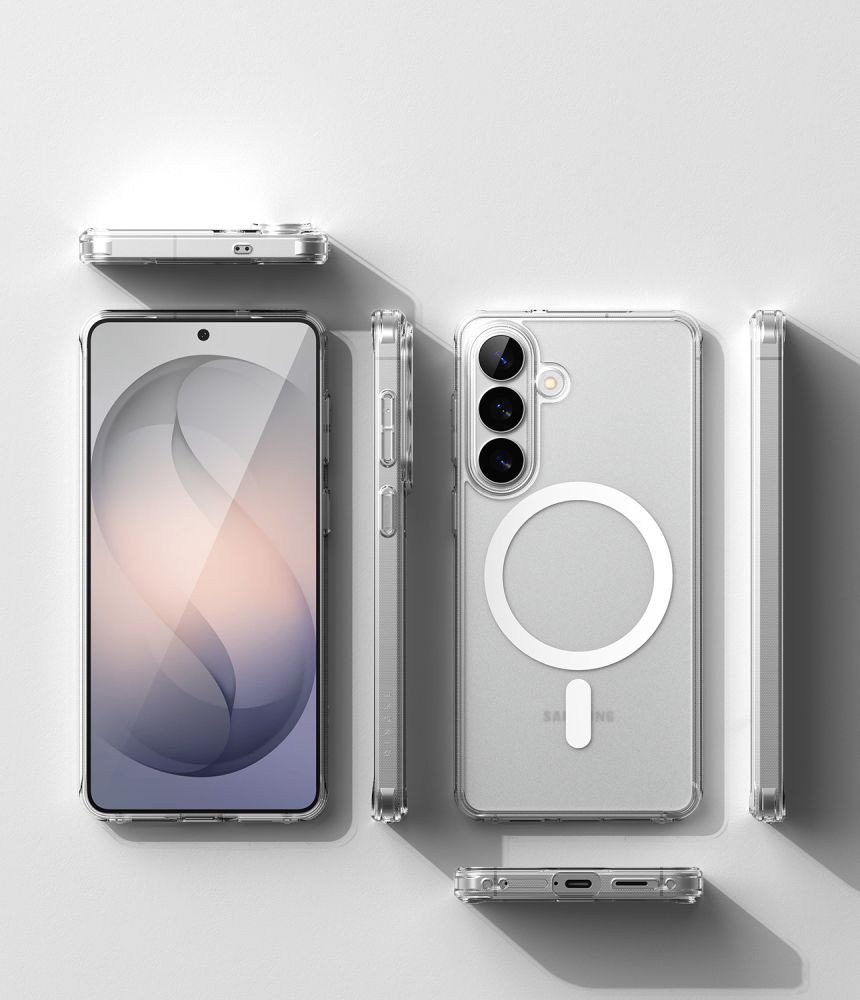 Ringke Fusion Magnetic MagSafe - θήκη για Samsung Galaxy S26 - Διάφανο - Image 4