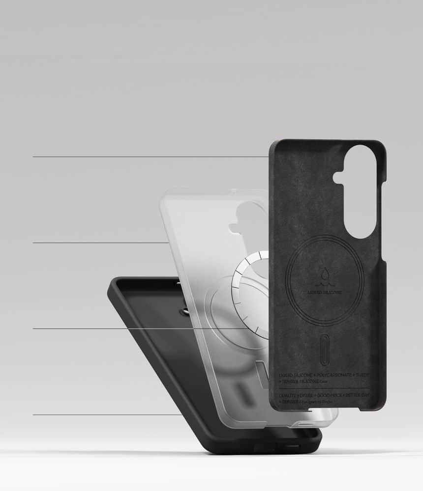 Ringke Silicone Magnetic - θήκη για Samsung Galaxy S26+ - Μαύρο - Image 6