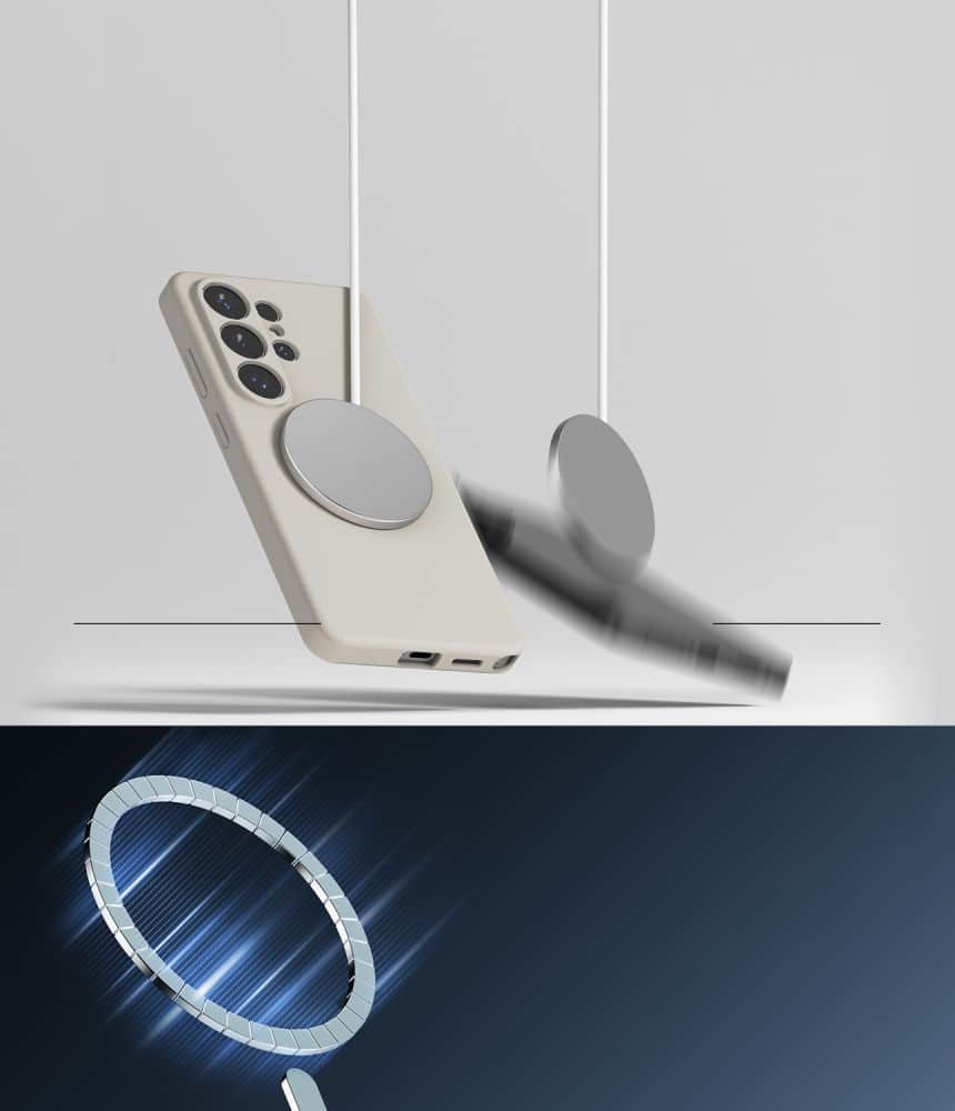 Ringke Silicone Magnetic - θήκη για Samsung Galaxy S26 Ultra - Διάφανο - Image 7