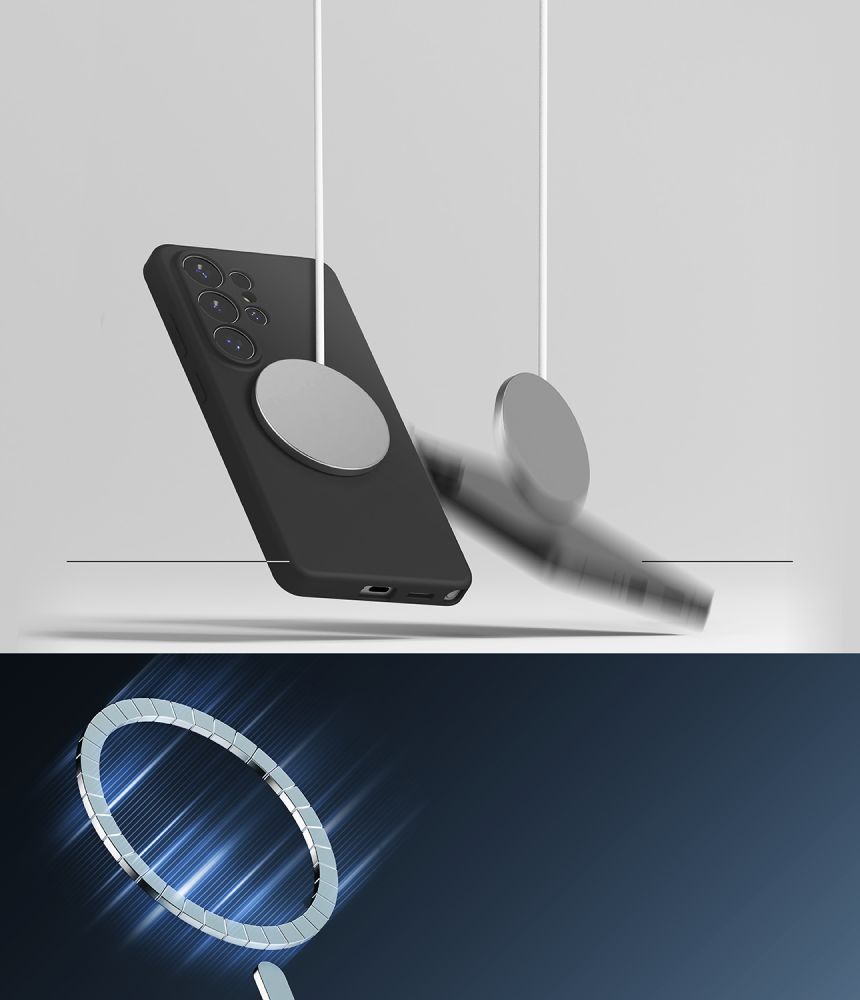 Ringke Silicone Magnetic - θήκη για Samsung Galaxy S26 Ultra - Μαύρο - Image 7