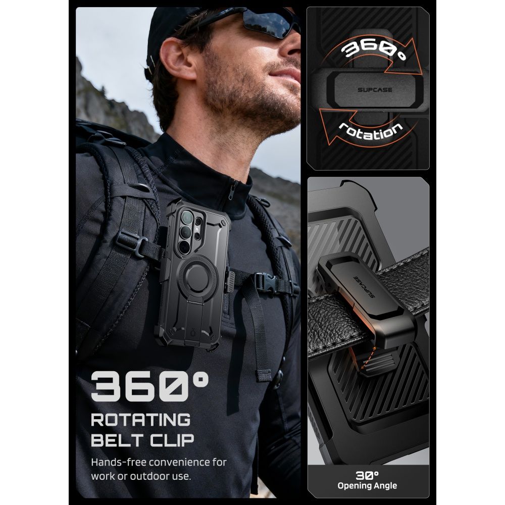 Supcase UNICORN BEETLE PRO - θήκη για Samsung Galaxy S26 Ultra - Μαύρο - Image 7