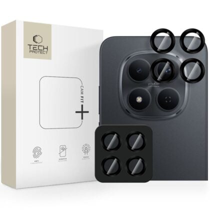 TECH-PROTECT CAMRING FIT+ - θήκη για Xiaomi Redmi Note 15 Pro / Pro+ Poco M8 - Μαύρο