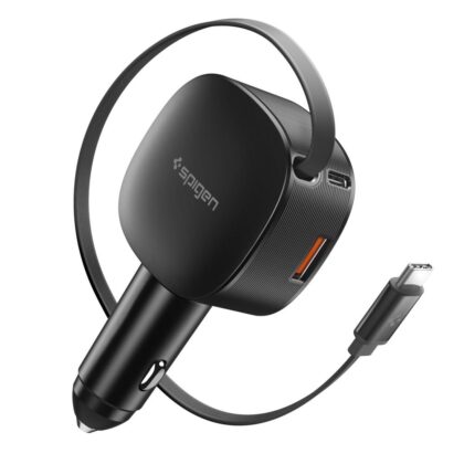 Φορτιστής αυτοκινήτου SPIGEN EV603BT ESSENTAIL ΜΑΥΡΟΣ