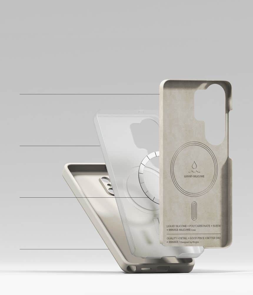 Ringke Silicone Magnetic - θήκη για Samsung Galaxy S26 Ultra - Διάφανο - Image 6