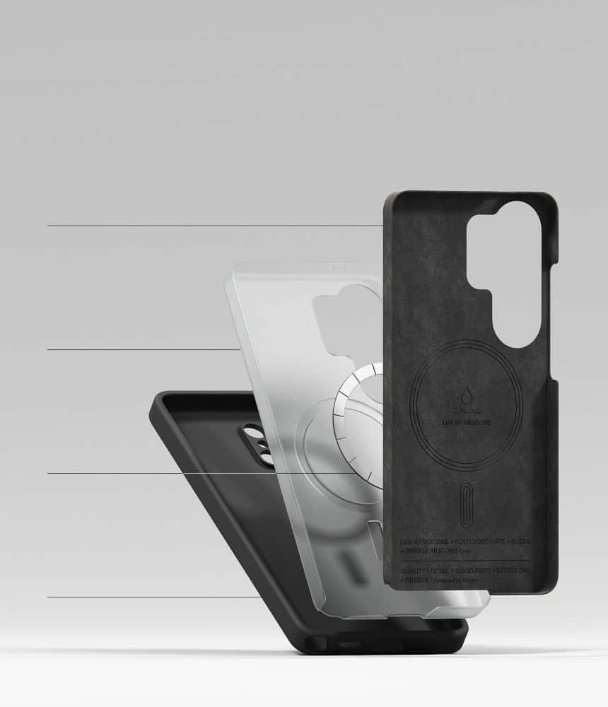 Ringke Silicone Magnetic - θήκη για Samsung Galaxy S26 Ultra - Μαύρο - Image 6