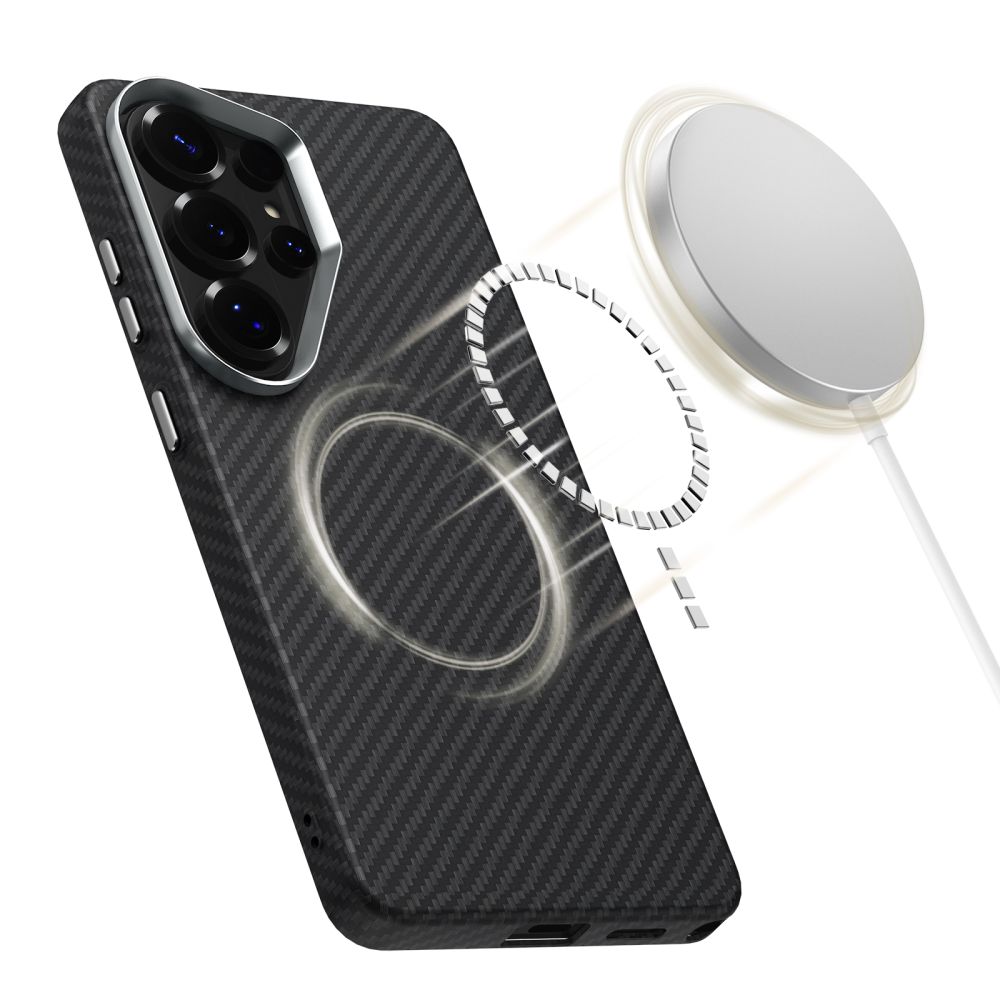 TECH-PROTECT ION CARBON - θήκη για Samsung Galaxy S26 Ultra - Μαύρο - Image 4