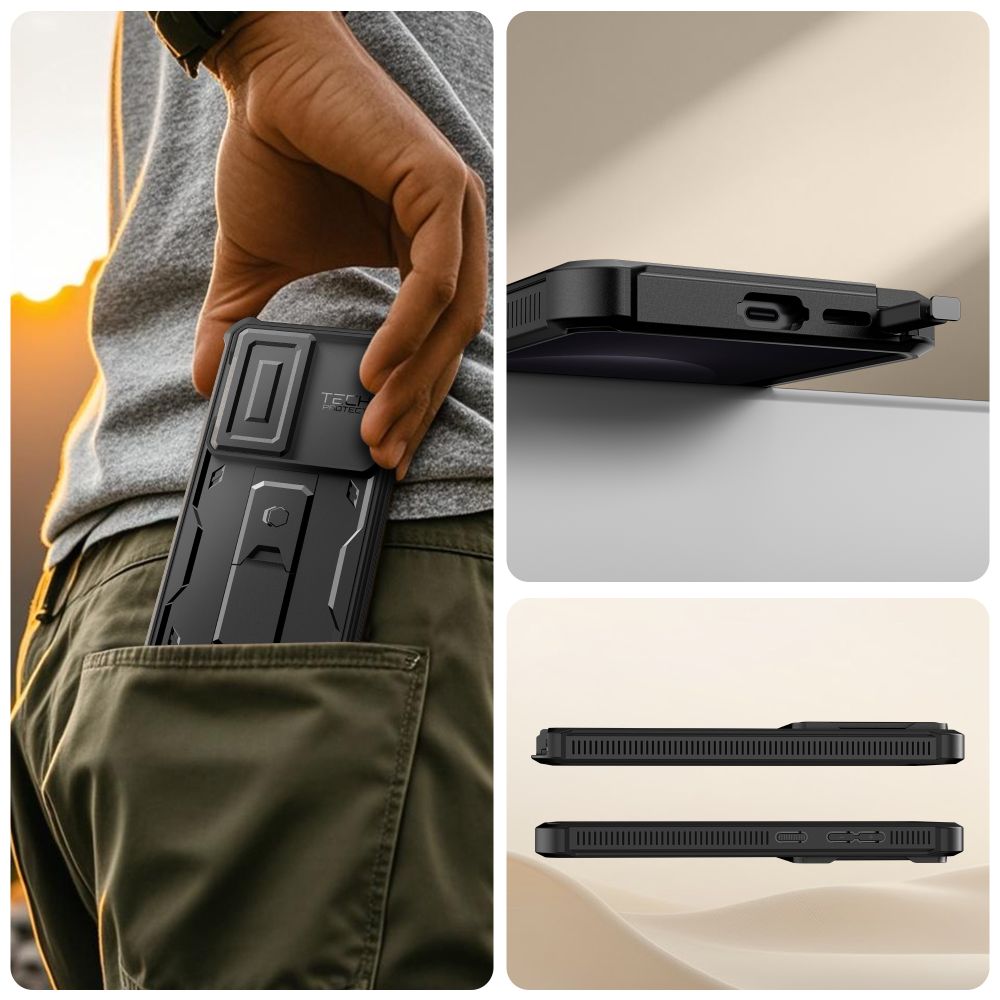 TECH-PROTECT KEVLAR CAM+ - θήκη για Samsung Galaxy S26 Ultra - Μαύρο - Image 8