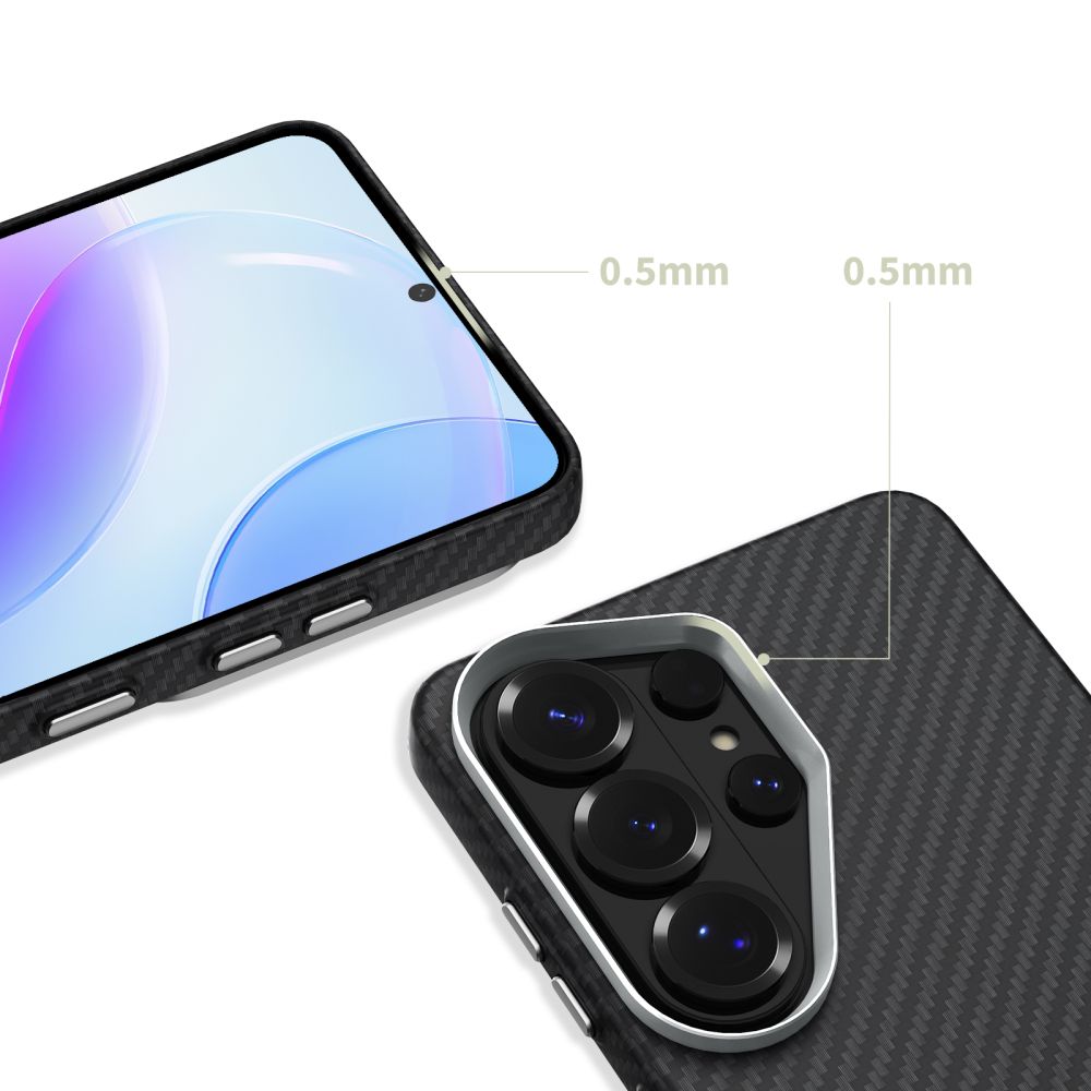 TECH-PROTECT ION CARBON - θήκη για Samsung Galaxy S26 Ultra - Μαύρο - Image 3
