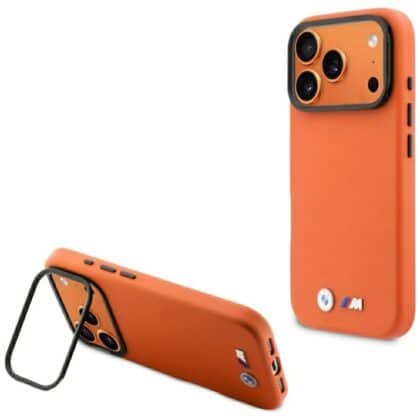 Θήκη BMW M Metal Logo MagSafe για iPhone 17 Pro πορτοκαλί
