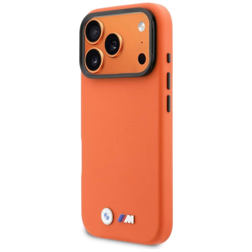 Θήκη BMW M Metal Logo MagSafe για iPhone 17 Pro πορτοκαλί - Image 2