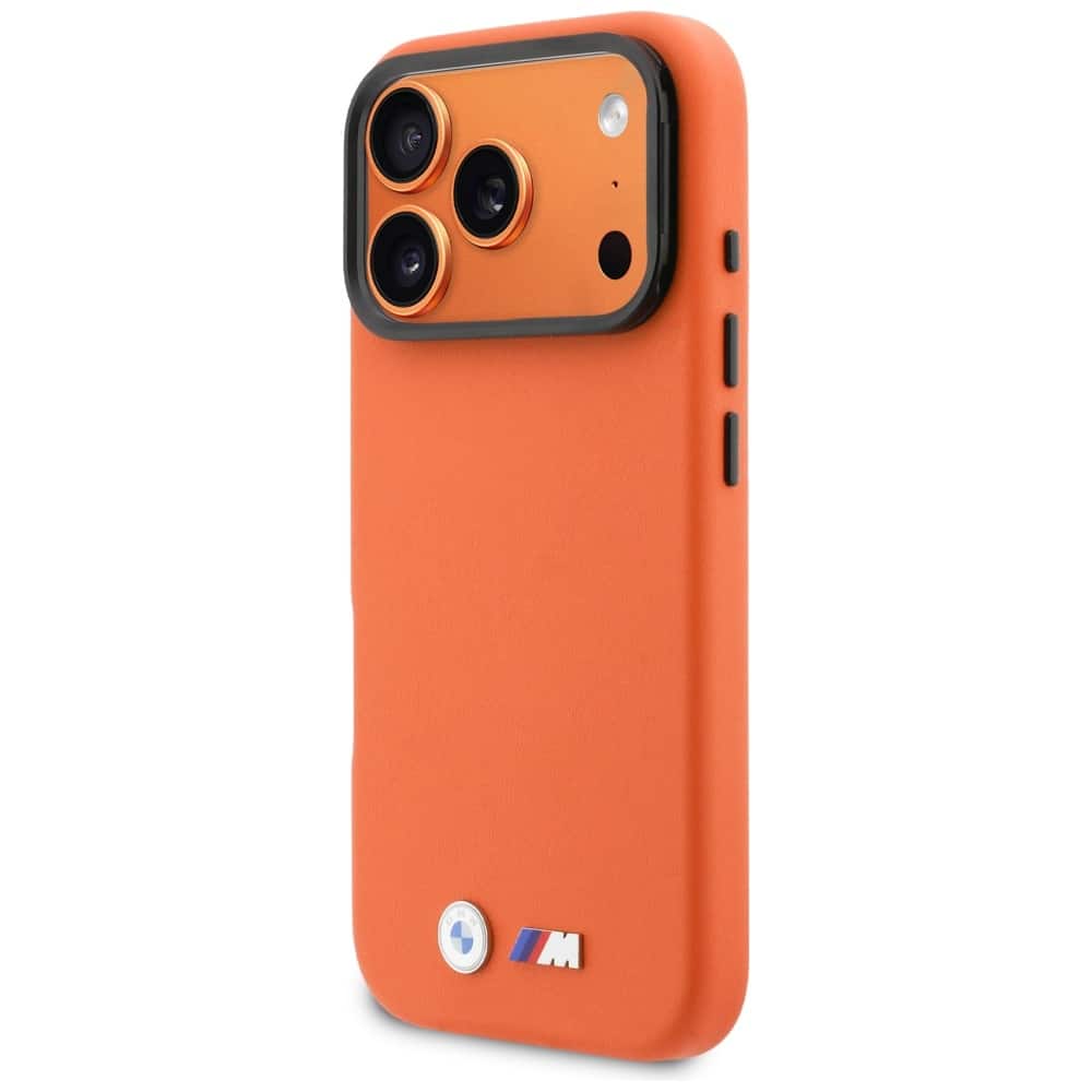 Θήκη BMW M Metal Logo MagSafe για iPhone 17 Pro Max πορτοκαλί - Image 2