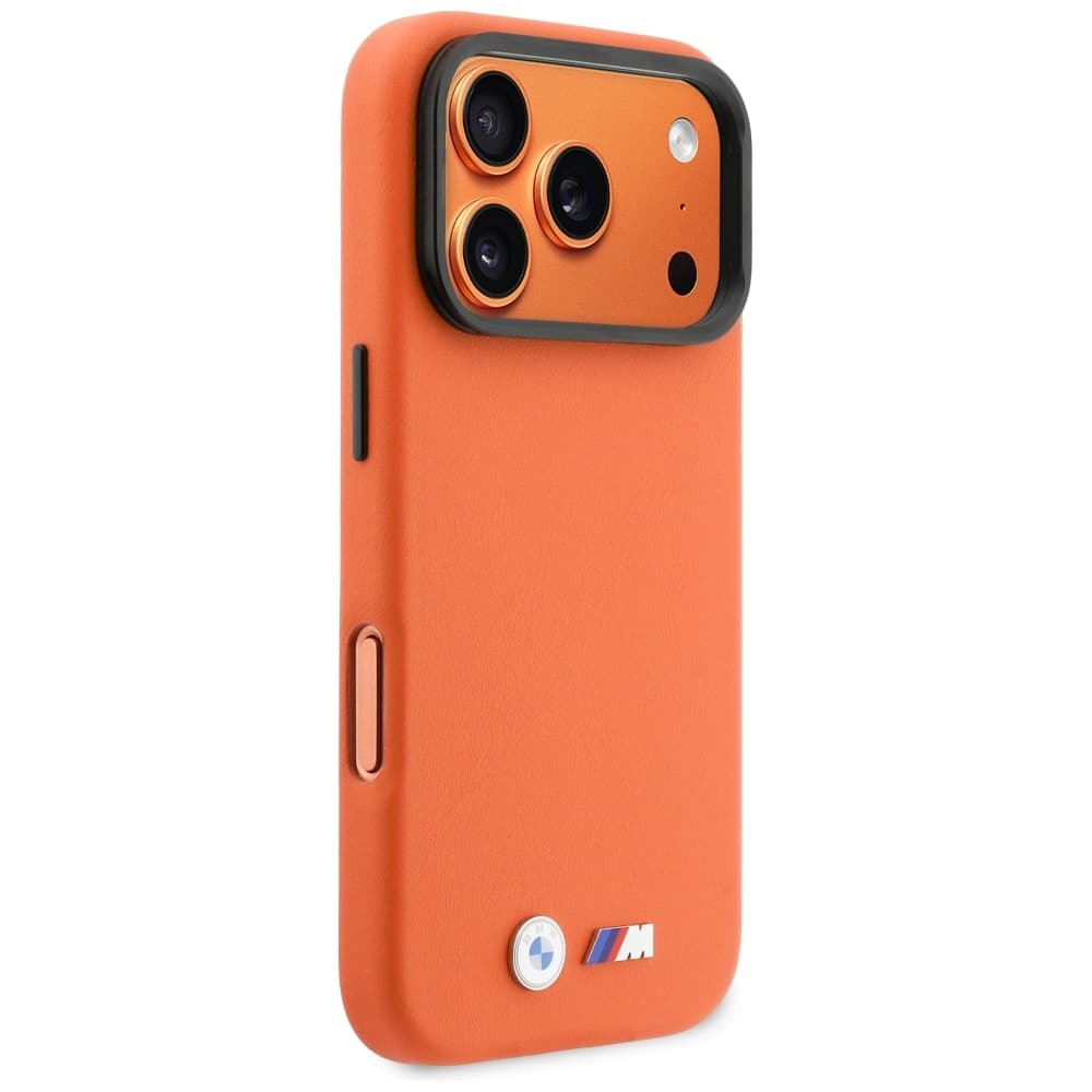 Θήκη BMW M Metal Logo MagSafe για iPhone 17 Pro Max πορτοκαλί - Image 4