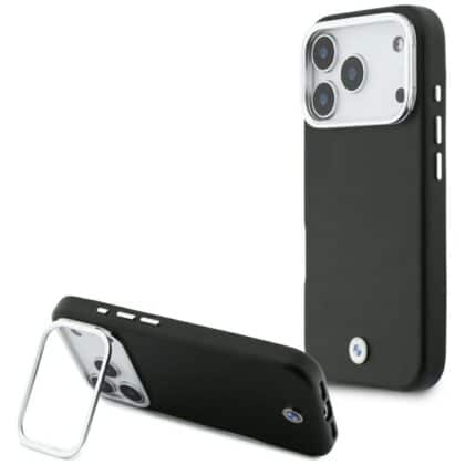 Θήκη MagSafe με μεταλλικό λογότυπο BMW M Sign για iPhone 17 Pro, μαύρη
